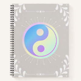 Pastel Yin-Yang notebook Notitieboek