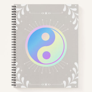 Pastel Yin-Yang notebook Notitieboek