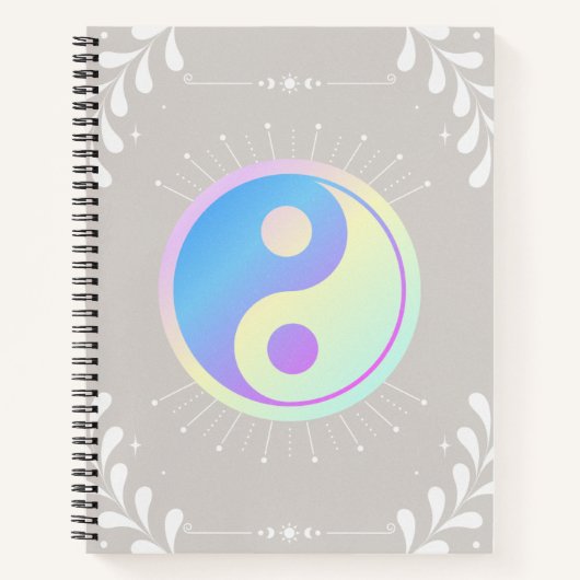 Pastel Yin-Yang notitieboek (Voorkant)