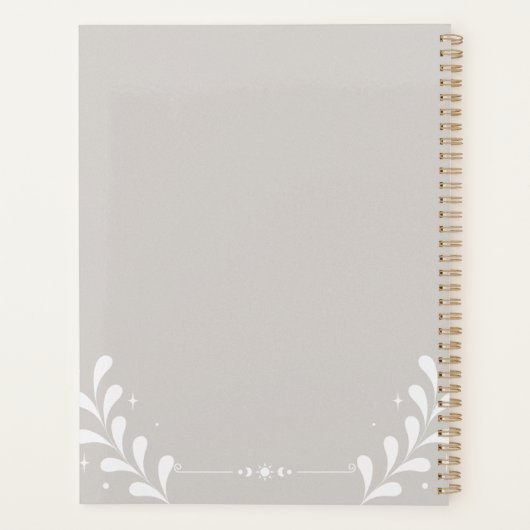 Pastel Yin-Yang Planner (Achterkant)