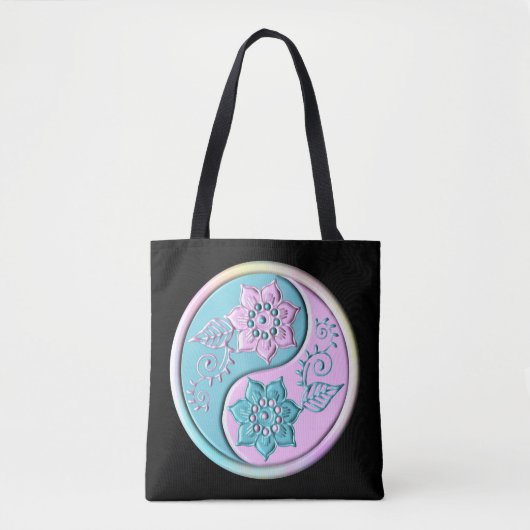 Pastel Yin Yang Tote Bag (Voorkant)