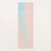 Pastel yoga mat (Achterkant)