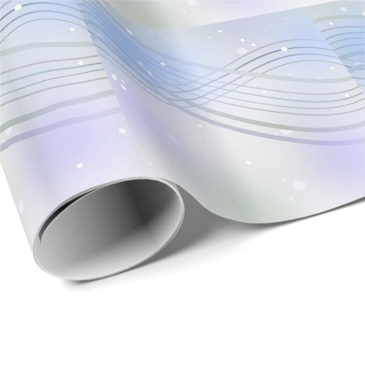 Pastel Zachte Wervelingen Patroon Cadeaupapier (Rol Hoek)