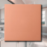 Pastel Zalm Effen kleur | Klassiek | Elegant Tegeltje<br><div class="desc">Pastel Zalm Effen kleur | Klassiek | Elegant | Trendy | Stijlvol | Cadeau</div>