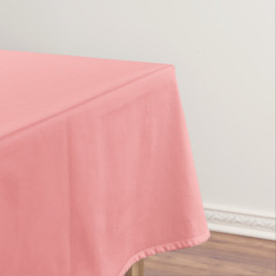 Pastel Zalm Roze Effen Kleur Klassiek Elegant Tafelkleed