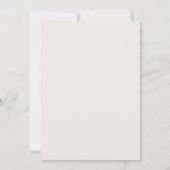Pastel zand beige elegante 18'th verjaardag kaart (Achterkant)