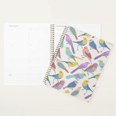 Pastel Zangvogels Patroon Mooie Waterverf Vogels Planner
