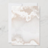 Pastel Ze is op Cloud Nine Dreamy Vrijgezellenfees Kaart (Achterkant)