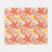 Pastel Zee Creatinatie Fleece Deken (Voorkant (Horizontaal))