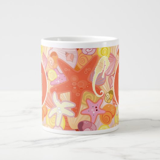 Pastel Zee Creatinatie | Monogram Grote Koffiekop (Voorkant)