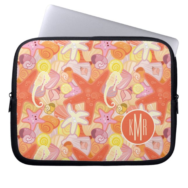 Pastel Zee Creatinatie | Monogram Laptop Sleeve (Voorkant)