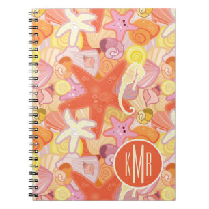 Pastel Zee Creatinatie   Monogram Notitieboek