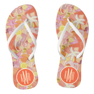 Pastel Zee Creatinatie   Monogram Teenslippers