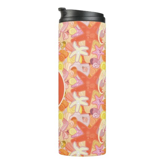 Pastel Zee Creatinatie | Monogram Thermosbeker (Geroteerd rechts)