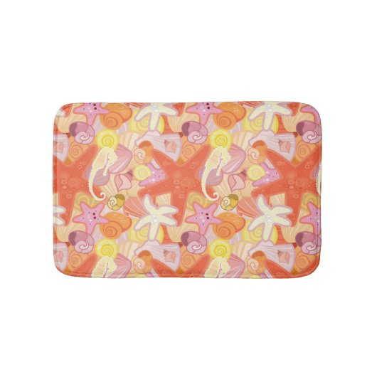 Pastel Zee Creatinepatroon Badmat (Voorkant)