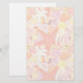 Pastel Zee Creatinepatroon Briefpapier (Voorkant / Achterkant)