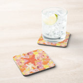 Pastel Zee Creatinepatroon Drankjes Onderzetter (Rechterzijde)