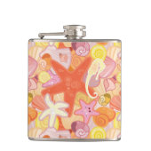 Pastel Zee Creatinepatroon Heupfles (Voorkant)