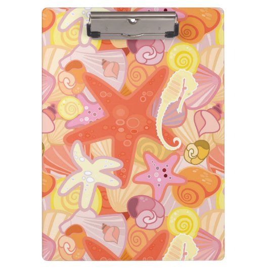 Pastel Zee Creatinepatroon Klembord (Voorkant)