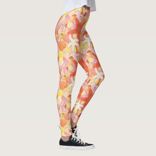 Pastel Zee Creatinepatroon Leggings (Rechts)