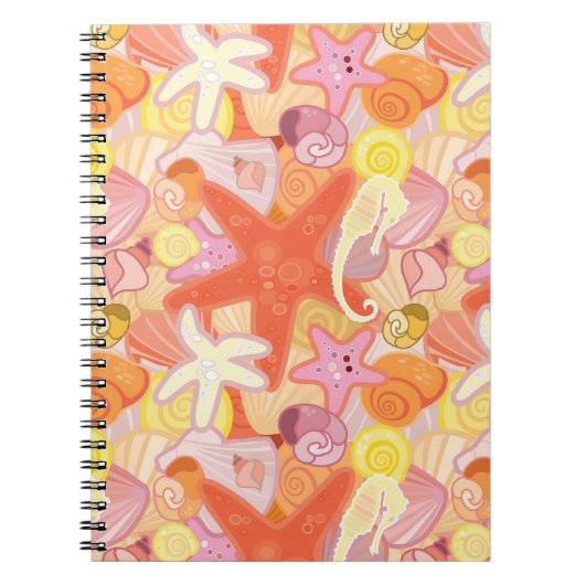 Pastel Zee Creatinepatroon Notitieboek (Voorkant)