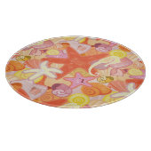 Pastel Zee Creatinepatroon Snijplank (Hoek)