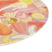 Pastel Zee Creatinepatroon Snijplank (Hoek)