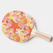 Pastel Zee Creatinepatroon Tafeltennisbatje (Zijkant)