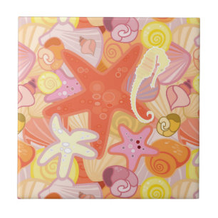 Pastel Zee Creatinepatroon Tegeltje