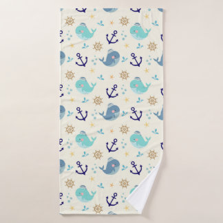 Pastel Zee Creatures – Ocean Towel Design Badhanddoek