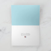 Pastel Zee & Zeilboot Happy Birthday op Roze Kaart (Binnen)