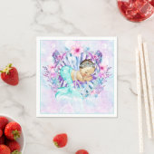 Pastel Zeemeermin Babyshower Servetten (Insitu)