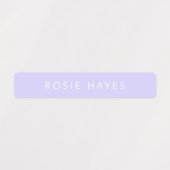 Pastel Zeemeermin Kleuren Naam Labels (Design 2)