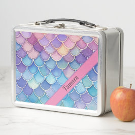 Pastel zeemeermin schaal patroon gepersonaliseerde