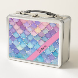 Pastel zeemeermin schaal patroon gepersonaliseerde