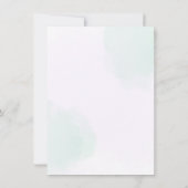 Pastel Zeemeermin Staart Verjaardag Uitnodiging (Achterkant)