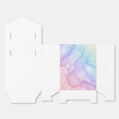 Pastel Zeemeermin Stardust Waterverf Abstract Bedankdoosjes (Ongevouwen)