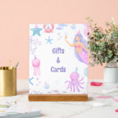 Pastel Zeemeermin & Zee Vrienden Meisje Geschenken Acryl Bord (Huwelijk)