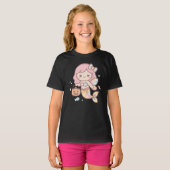 Pastel Zeemeerminween Kinder T-Shirt | Schattig Ka (Voorkant volledig)