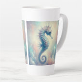 Pastel Zeepaard Latte Mok 12 oz & 17 oz (Rechterhoek)