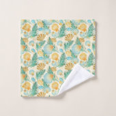 Pastel Zeeschelpen Bad Handdoek Set (Wasdoekje)