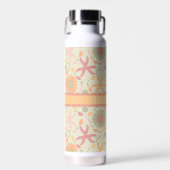 Pastel Zeester En Bloemen Waterfles (Voorkant)