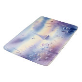 Pastel Zeilboot Kust Droomlandschap Badmat (Gekanteld)