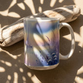 Pastel Zeilboot Kust Droomlandschap Koffiemok