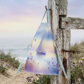 Pastel Zeilboot Kust Droomlandschap Schort