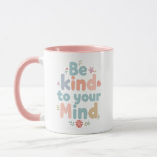 Pastel Zelfliefde Typografie Mok