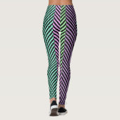 Pastel zigzagleggingen leggings (Achterkant)