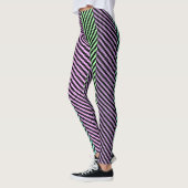 Pastel zigzagleggingen leggings (Links)
