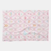 Pastel Zoete Kerst Traktaties Theedoek (Horizontaal)