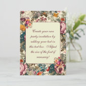  Pastel Zomer Bloemen Uitnodiging Sjabloon (Staand voorkant)